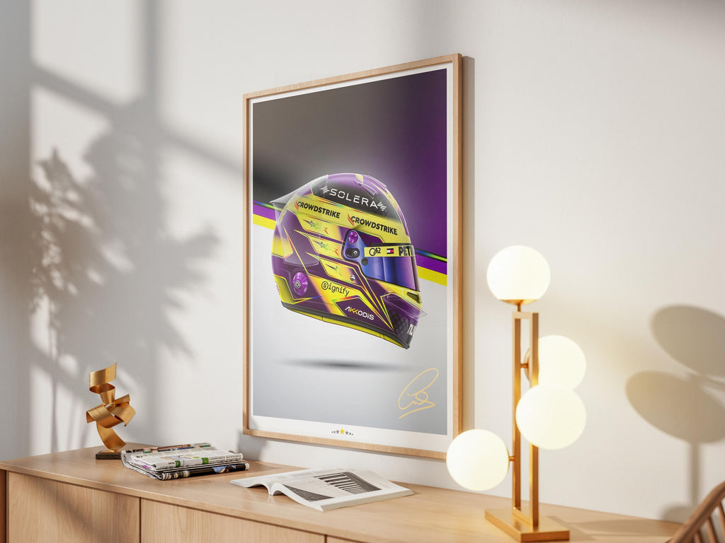 Lewis Hamilton - F1  2024 Helmet