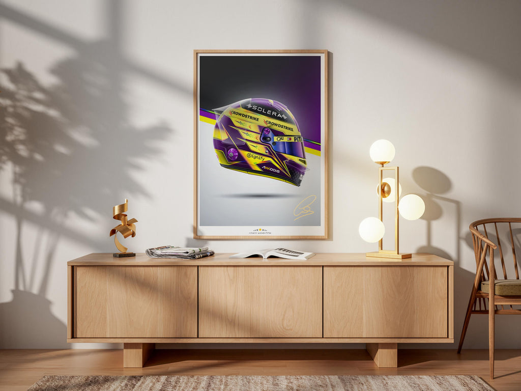 Lewis Hamilton - F1  2024 Helmet