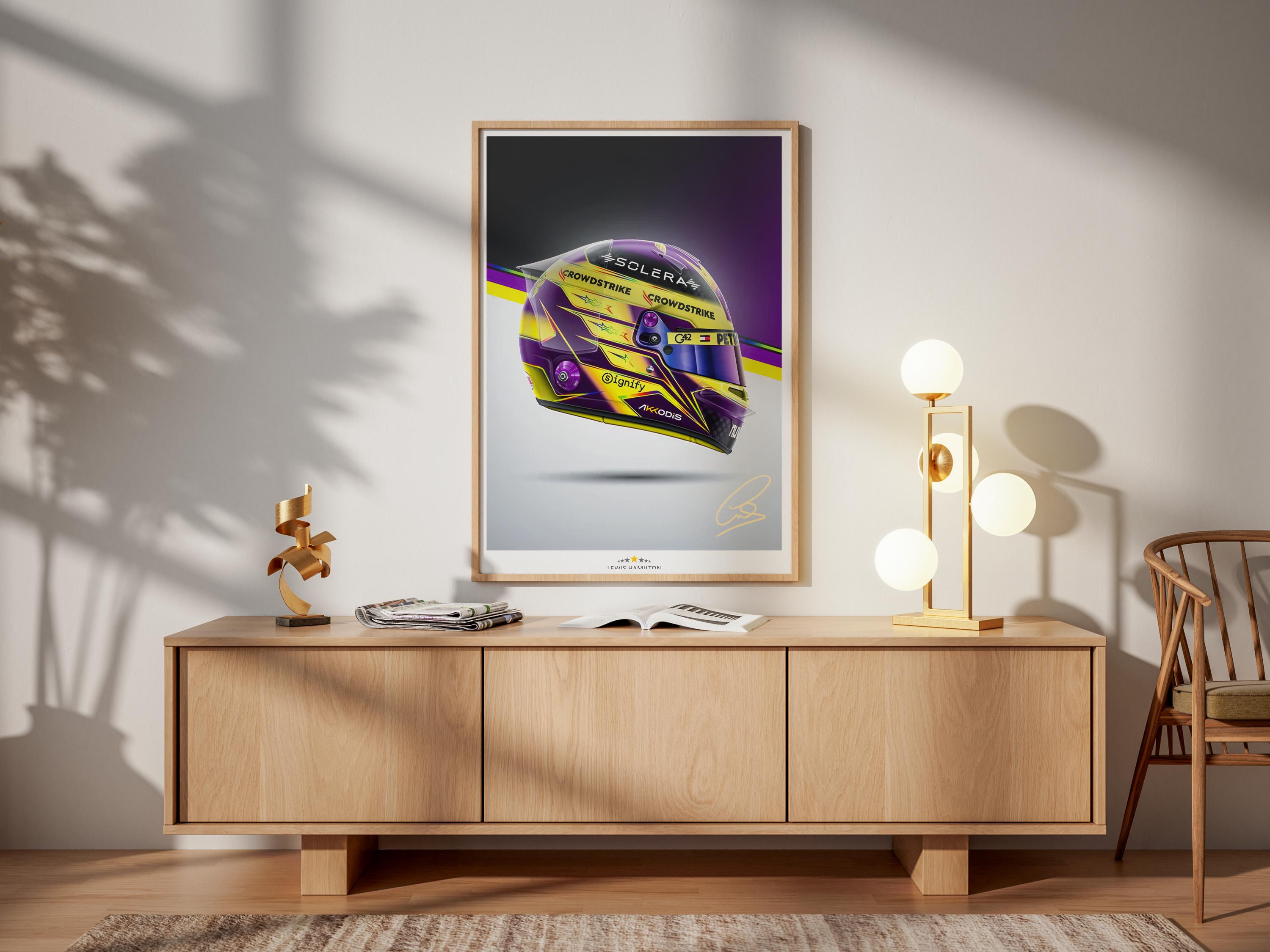 Lewis Hamilton - F1  2024 Helmet