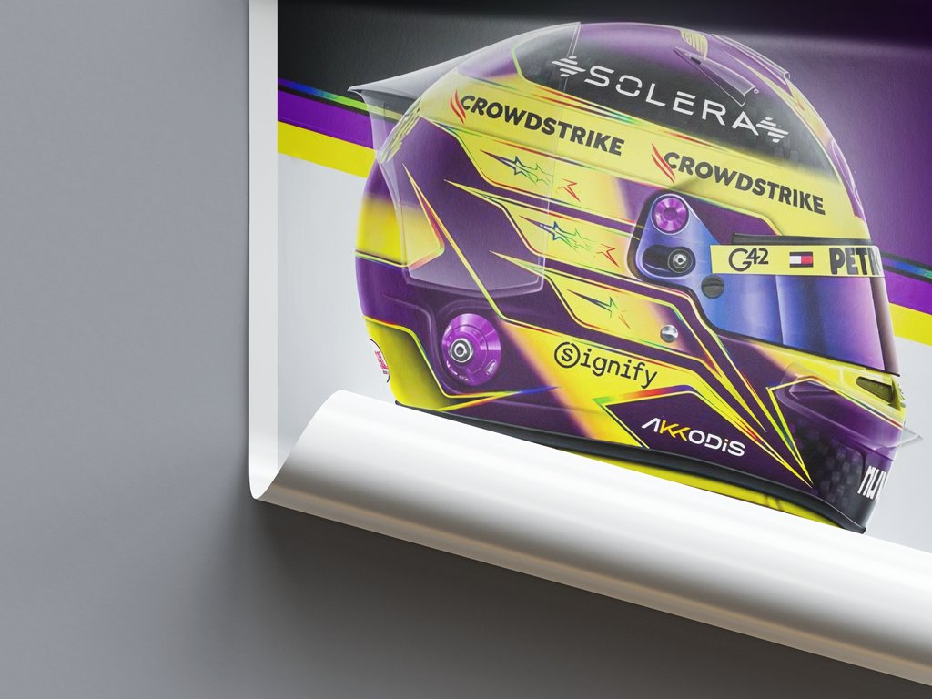 Lewis Hamilton - F1  2024 Helmet