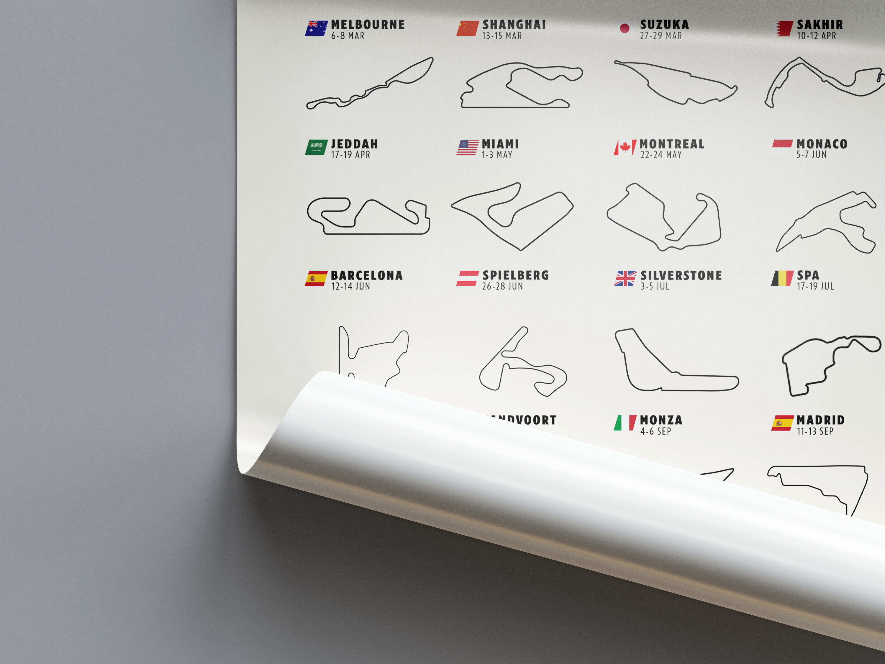 F1 2026 Calendar | Formula One Grand Prix | Digital