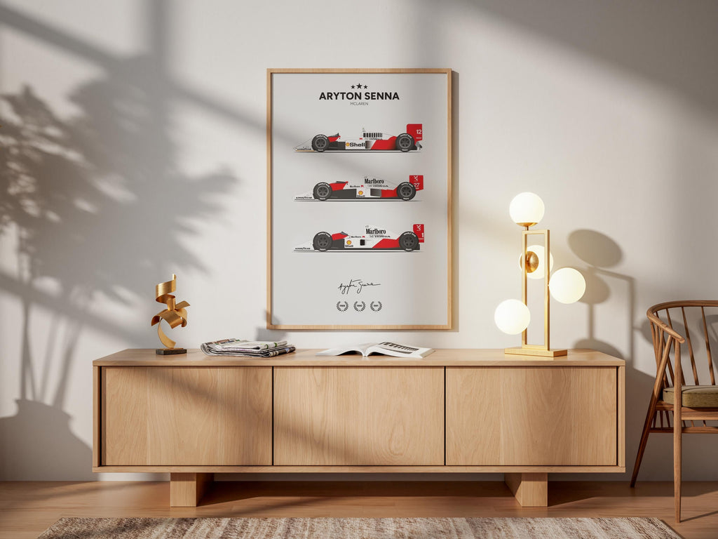 Ayrton Senna F1 Championship Cars