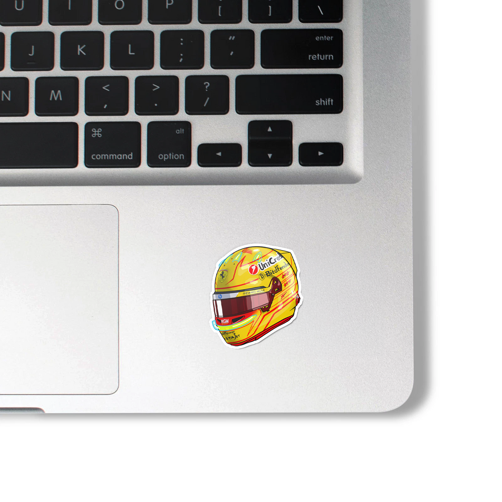 Lewis Hamilton Mini Helmet and Car Formula One Stickers