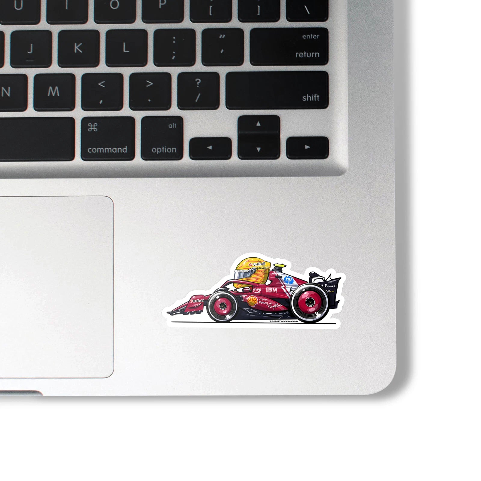 Lewis Hamilton Mini Helmet and Car Formula One Stickers